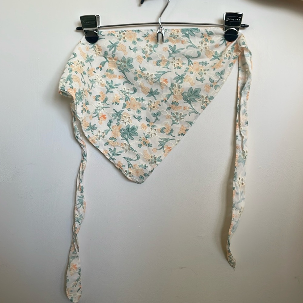 Floral bandanna